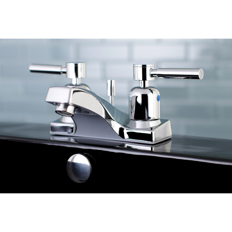 Kingston Brass Concord Centerset Bathroom Faucet with Drain Assembly